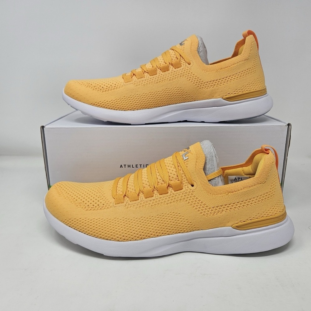 NWT Athletic Propulsion Labs APL TechLoom Breeze 'Mango/Silver/White' 11